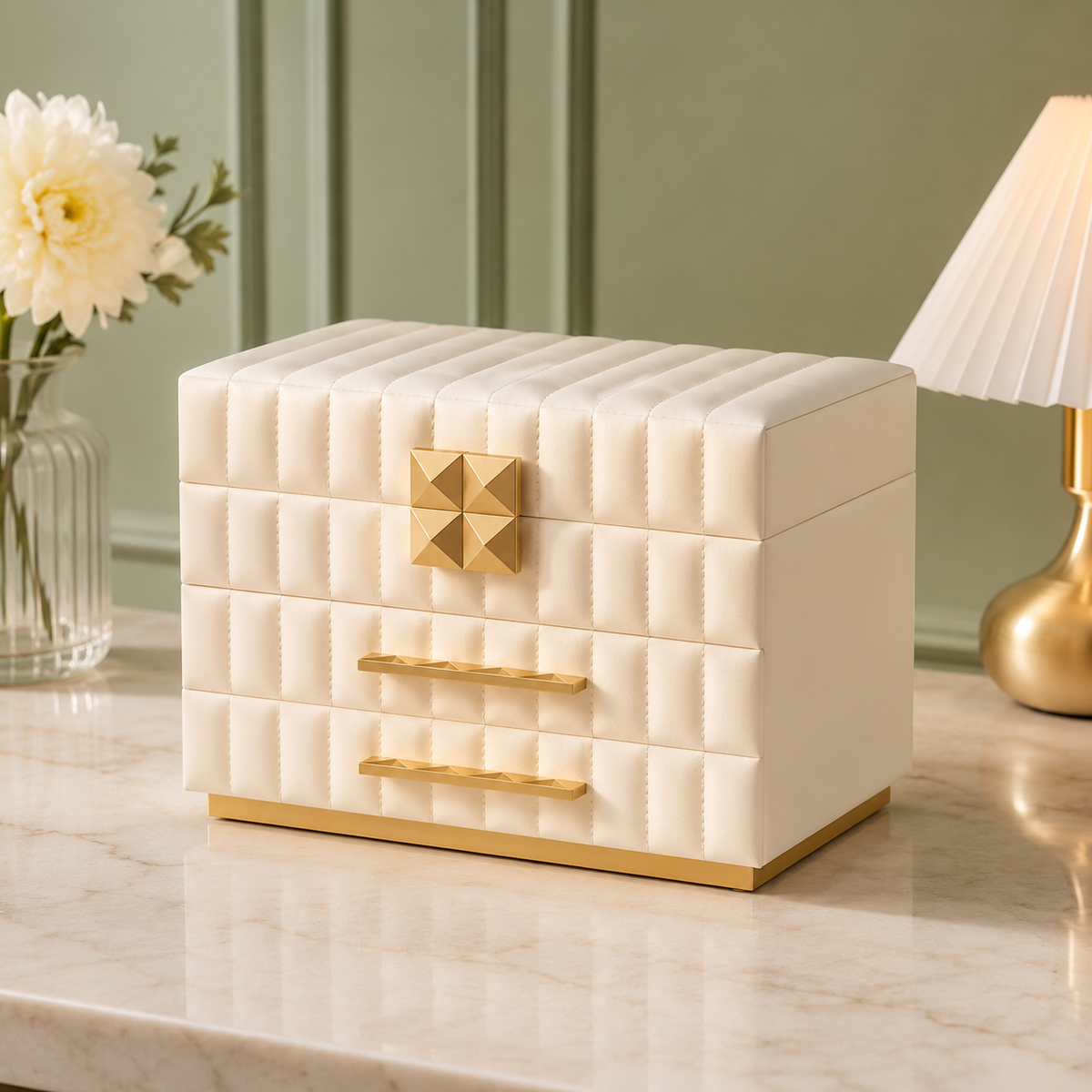 3-Tier Jewelry Organizer Box