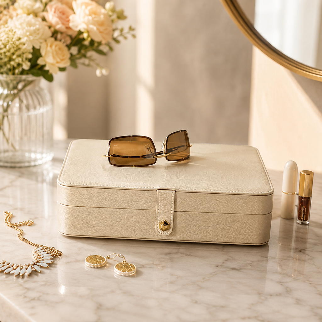 Large Travel Jewelry Organizer Case