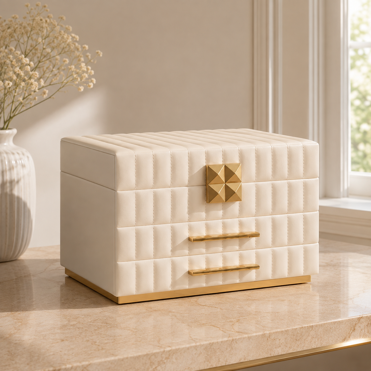 3-Tier Jewelry Organizer Box