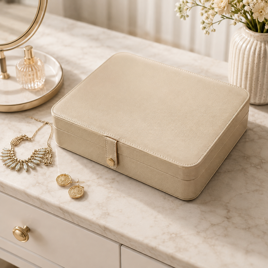 Large Travel Jewelry Organizer Case